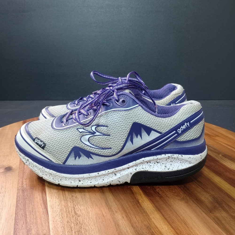G-Defy Gravity Defyer Mighty Walk Women's Purple Gray Athletic‎ Shoes  Size 9 M